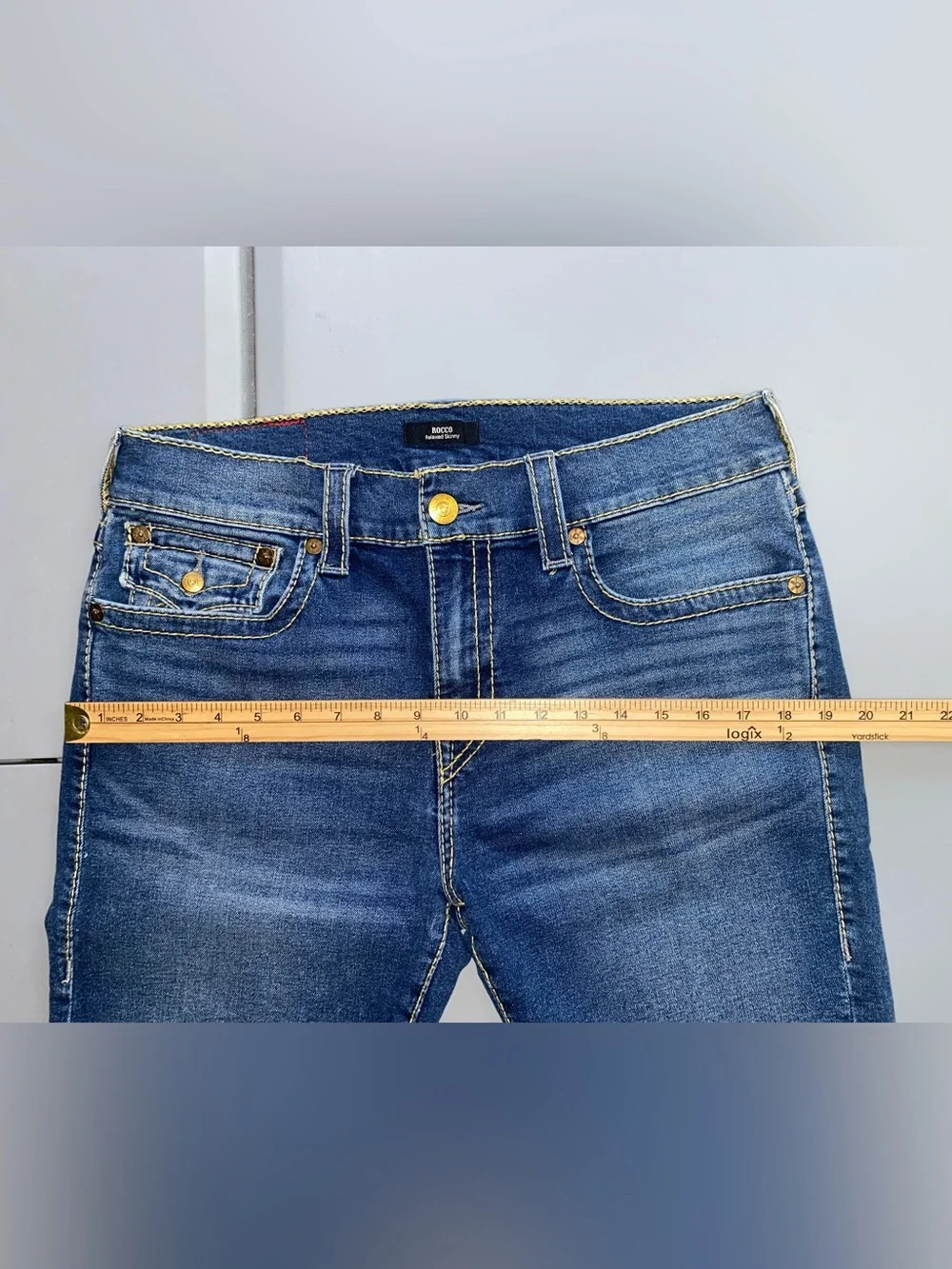 True Religion Rocco Relaxed Skinny Denim Shorts